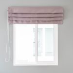 Bespoke blinds: pink roman blinds