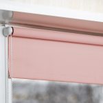 Pink bespoke blinds - Blackout roller blinds